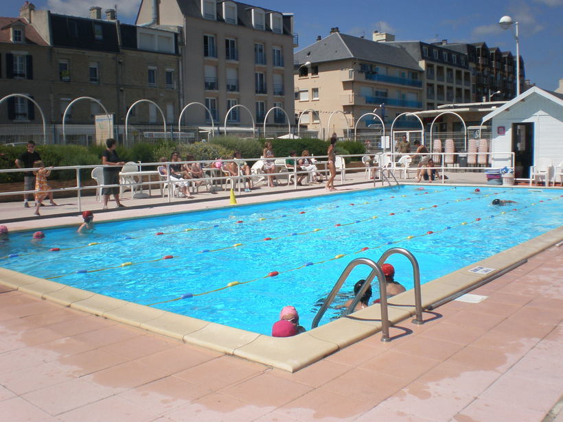 Les entraînements natation l'été au bassin de Luc / mer