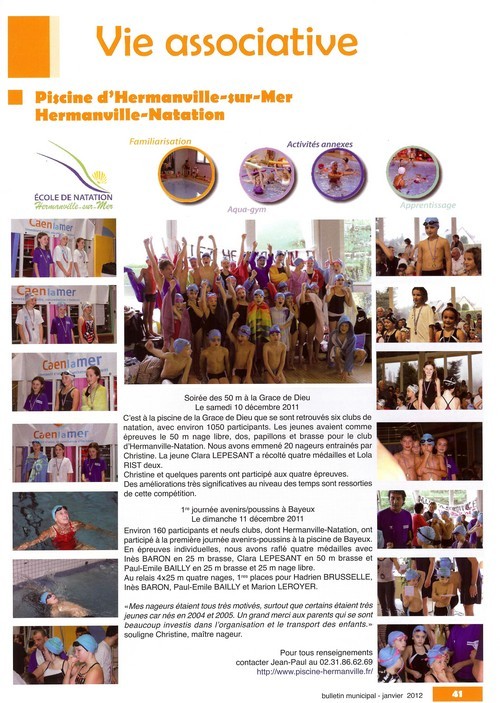 Bulletin minicipale Hermanville / mer : janvier 2012