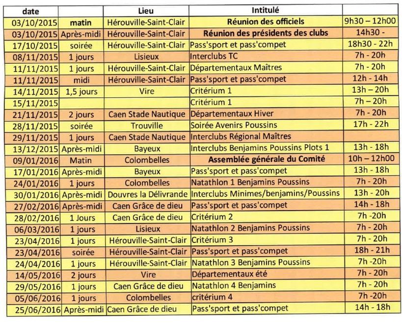 Agenda 2015-2016