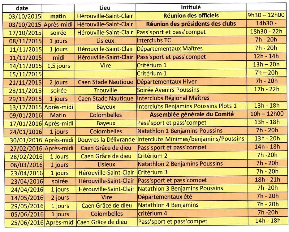 Agenda 2015-2016