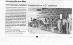 Ouest France : Mai 2012 : A Colombelles, Hermanville-natation engagée pour le 3ème Critérium